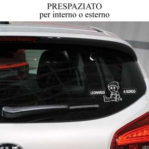 Bimbo a Bordo per Auto, Bimbo a Bordo Impronta per Bambini a Bordo Adesivi  di Avvertimento per Auto Paraurti Adesivo di Sicurezza per Vetri 3